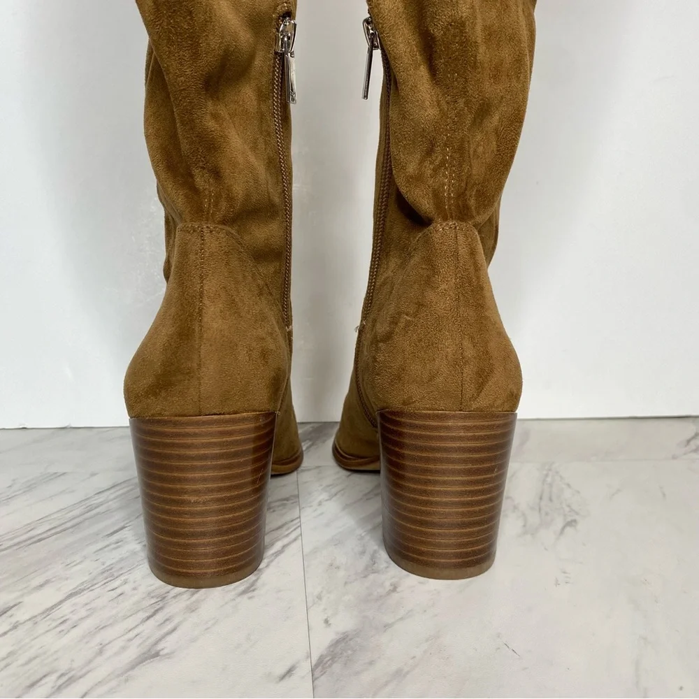 Marc Fisher Comara Brown Over The Knee Boot 7 1/2 M